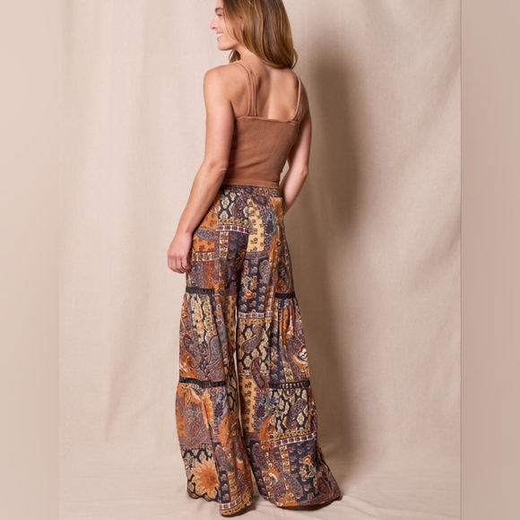 Mulit colored Palazzo pants - Picture 4 of 8